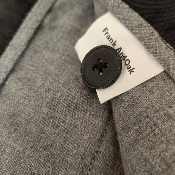 Frank+Oak Men's Pants 31x32 Grey and Black Pattern - Picture 2 of 9